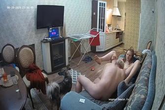 Shelia cheat with blonde guy in livingroom 2024-08-21