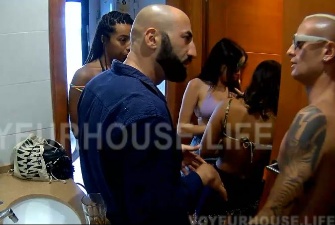 Reallifecam – Megan Sambuka And Friends Hot Party In Bathroom, 30 09 2023