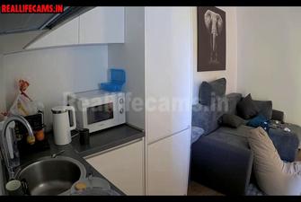 Reallifecam – Adeline and Markus play with pussy in kitchen ,16 03 2025